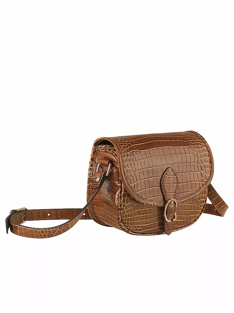 LONGCHAMP | Longchamp 1980 Croco Umhängetasche Small, Natural | beige