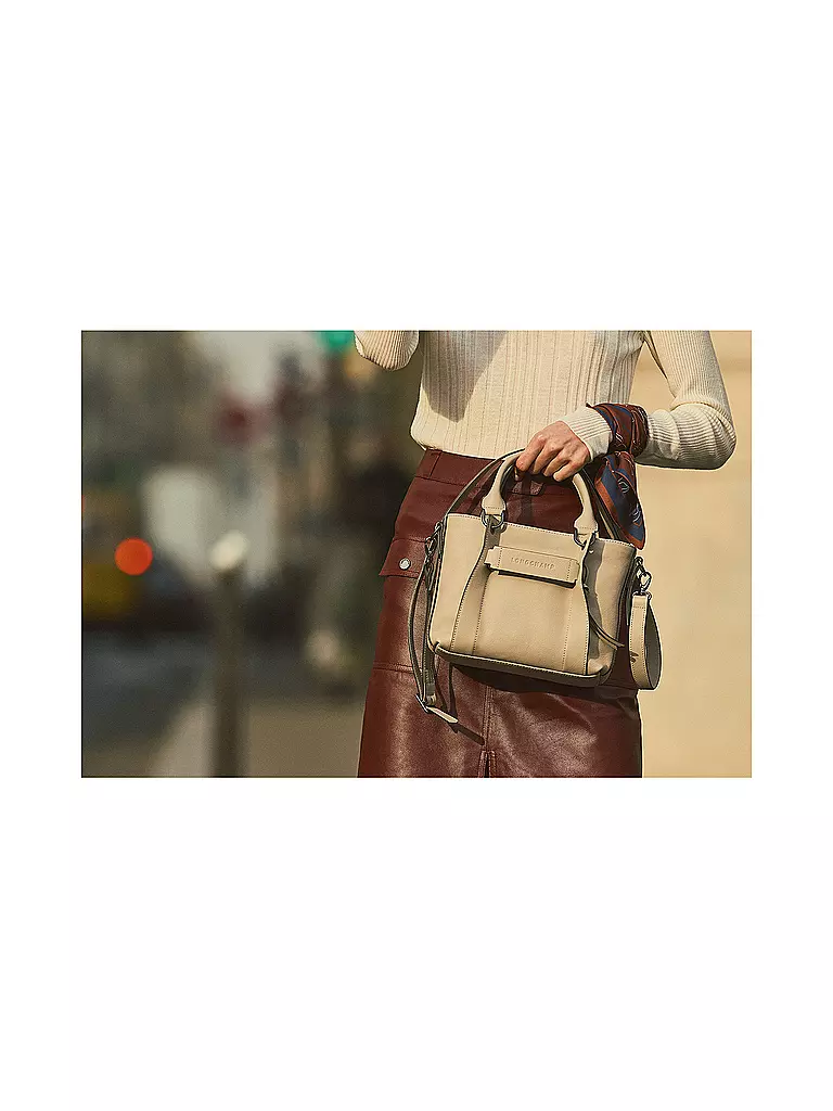 LONGCHAMP | Longchamp 3D Handtasche Small, Argile | grau