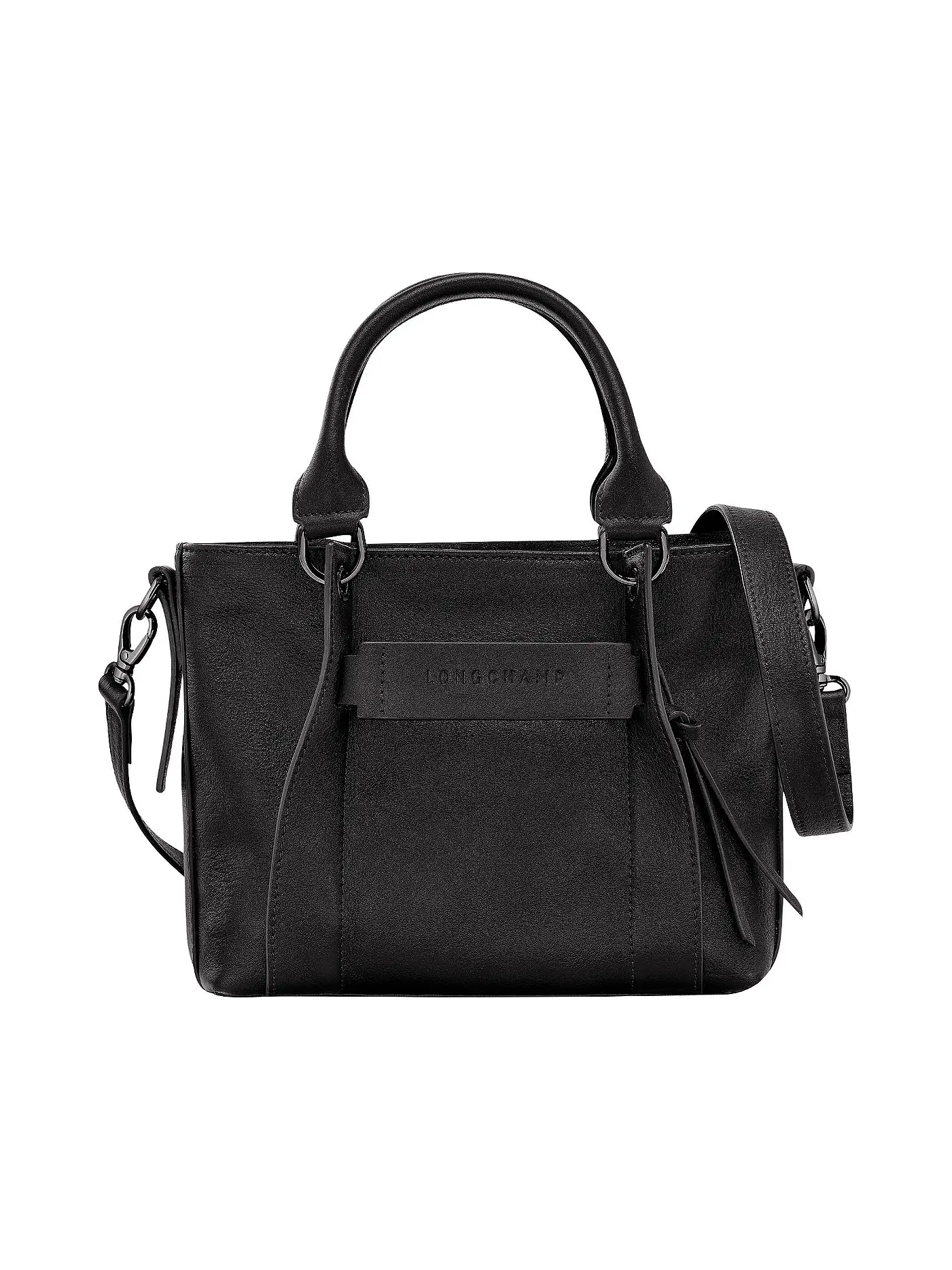 LONGCHAMP | Longchamp 3D Handtasche Small, Naturel | schwarz