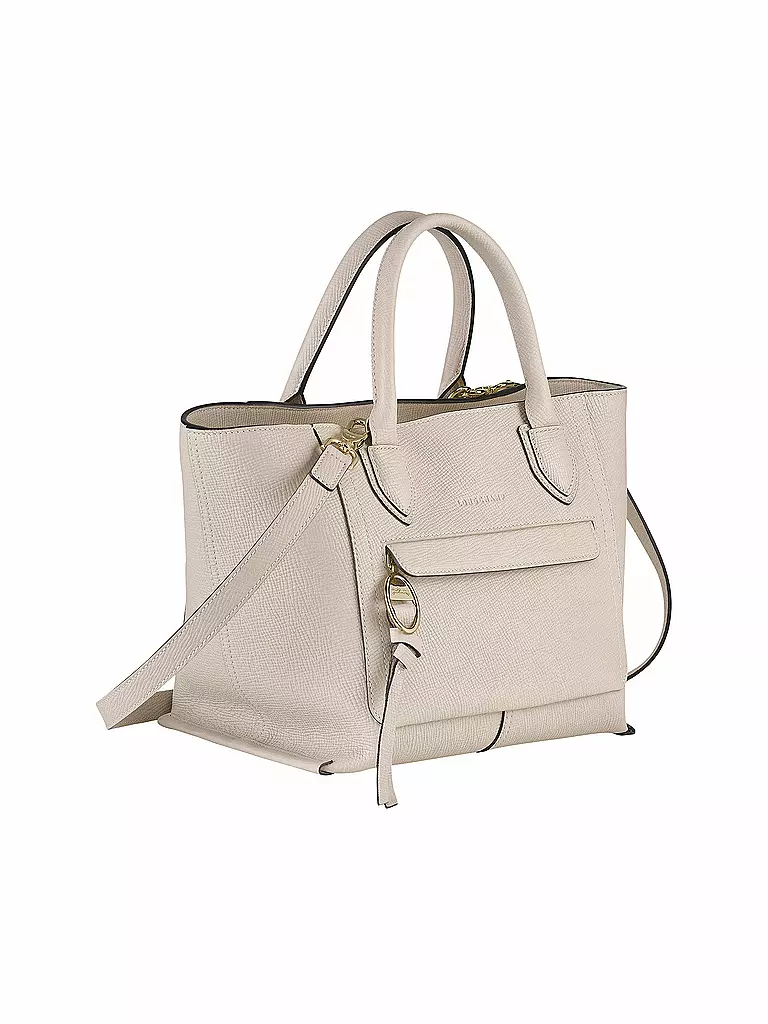 LONGCHAMP | Mailbox Handtasche Medium, Chalk | beige