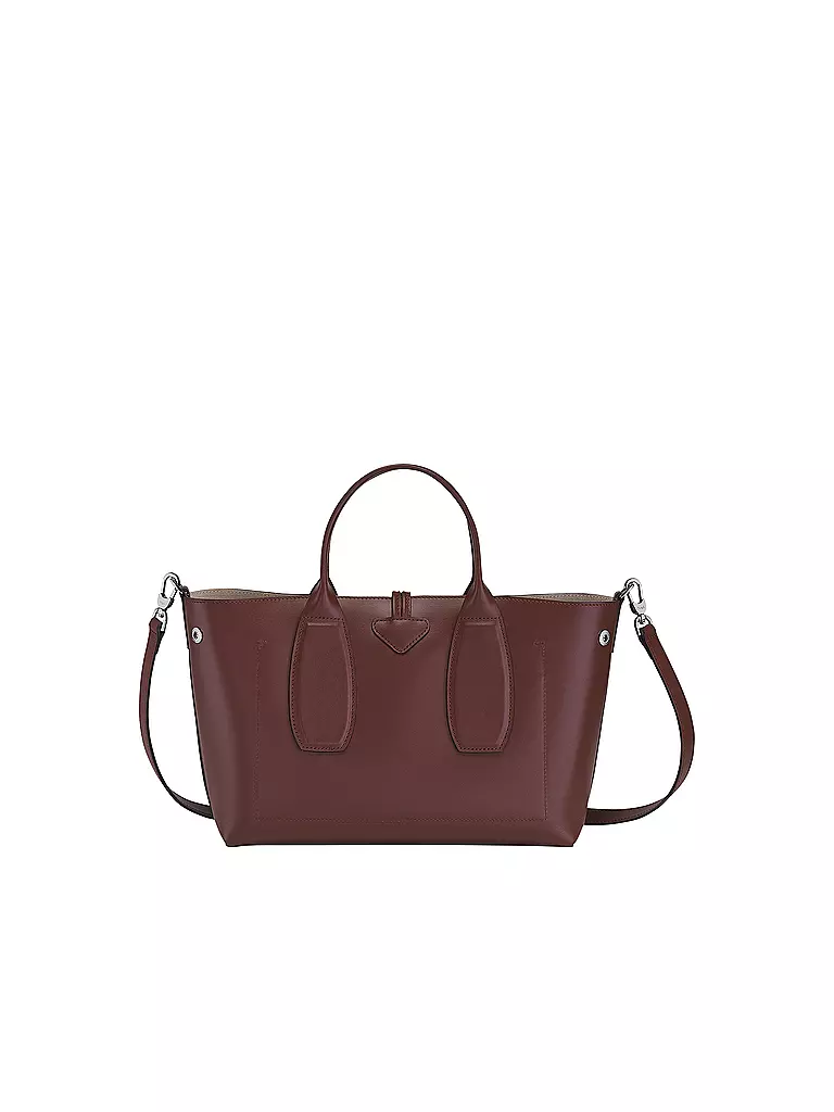 LONGCHAMP | Roseau Box Handtasche Medium, Mahogany | braun