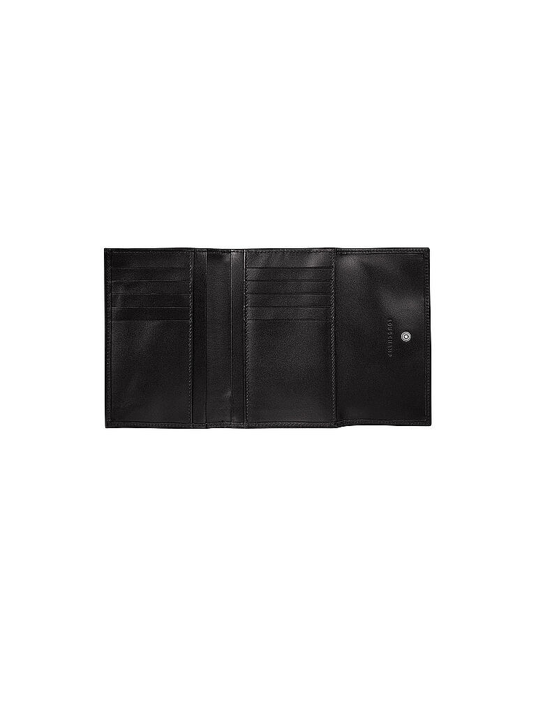 LONGCHAMP | Roseau Brieftasche im Kompaktformat, Black  | schwarz