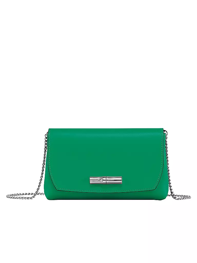 LONGCHAMP | Roseau Clutch, Herbe | grün