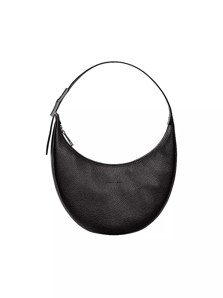 LONGCHAMP | Roseau Essential Schultertasche Medium, Noir | schwarz
