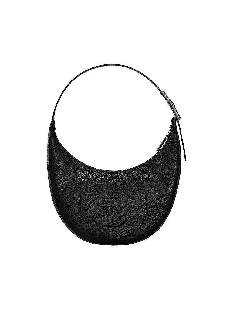 LONGCHAMP | Roseau Essential Schultertasche Medium, Noir | grau
