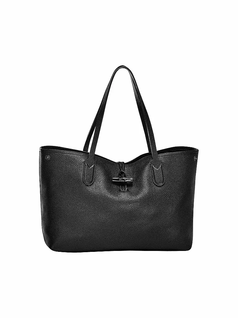 LONGCHAMP | Roseau Essential Shopper, Black | schwarz