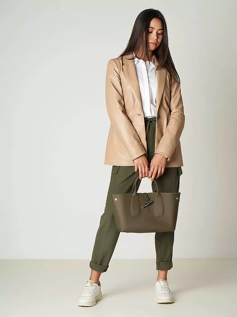 LONGCHAMP | Roseau Handtasche Medium, Khaki | olive
