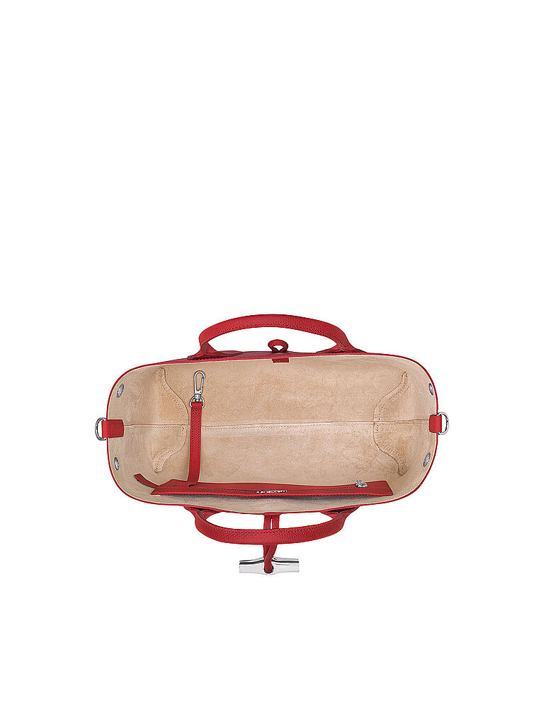 LONGCHAMP | Roseau Handtasche Medium, Red | rot