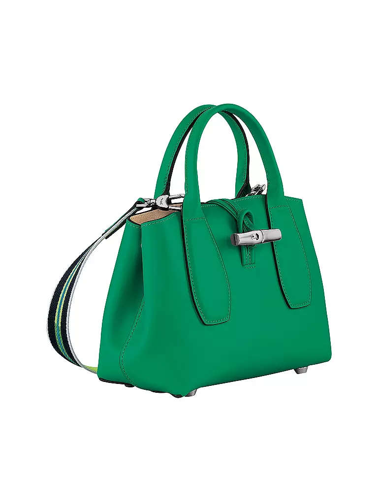 LONGCHAMP | Roseau Handtasche Small, Herbe | grün