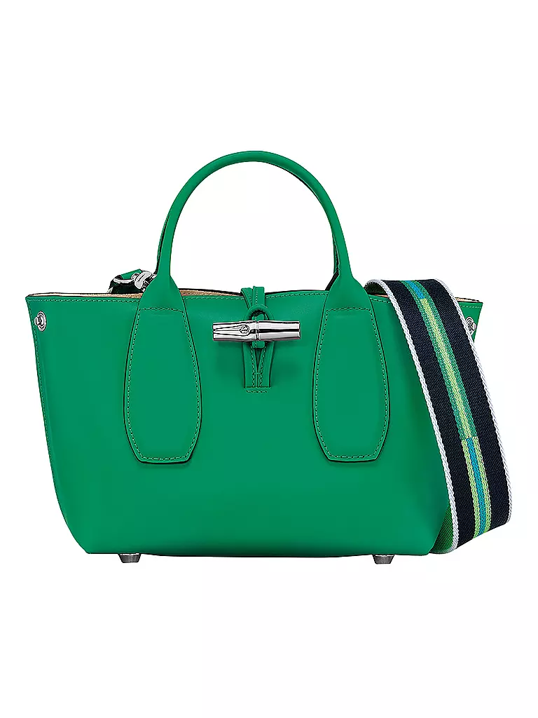 LONGCHAMP | Roseau Handtasche Small, Herbe | grün