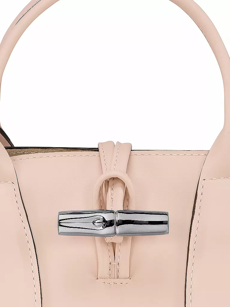 LONGCHAMP | Roseau Handtasche Small, Pale Pink | grün