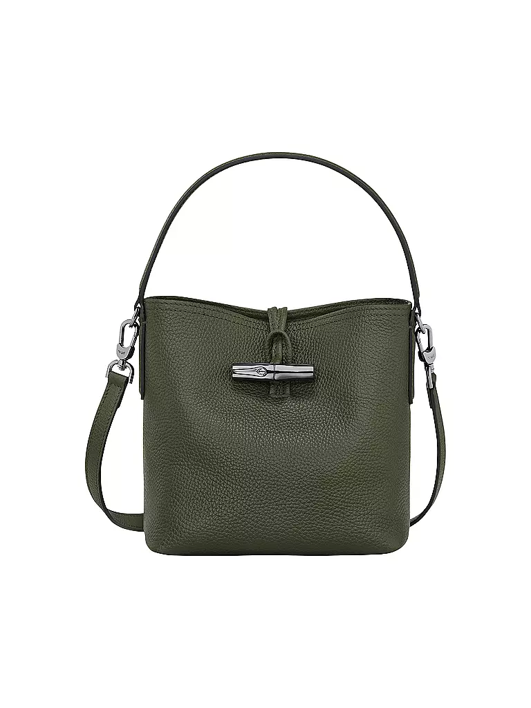 LONGCHAMP | Roseau Schultertasche, Khaki | olive
