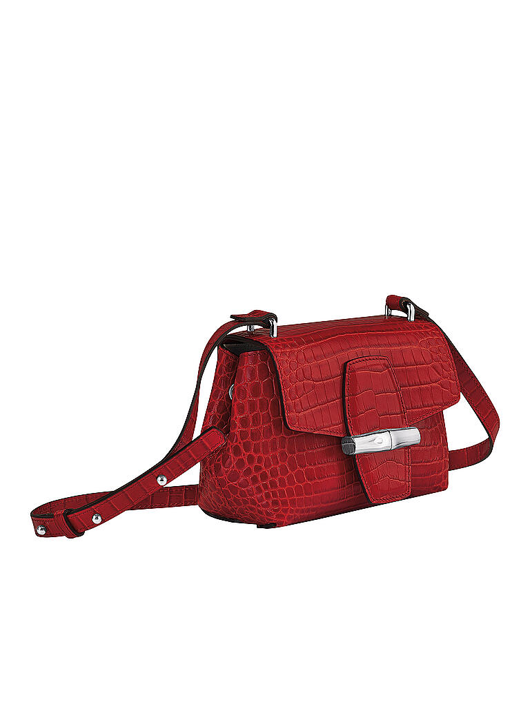 LONGCHAMP | Roseau Umhängetasche XS, Marmelade | rot