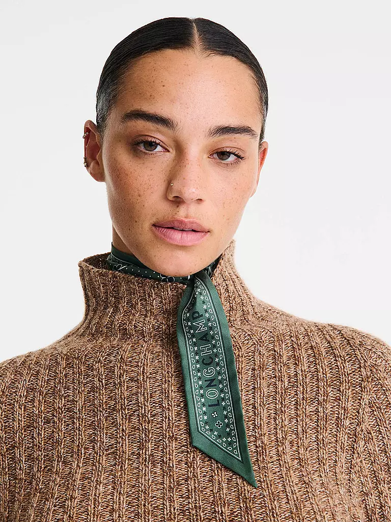 LONGCHAMP | Seidenband French Bandana, Vert Anglais | olive