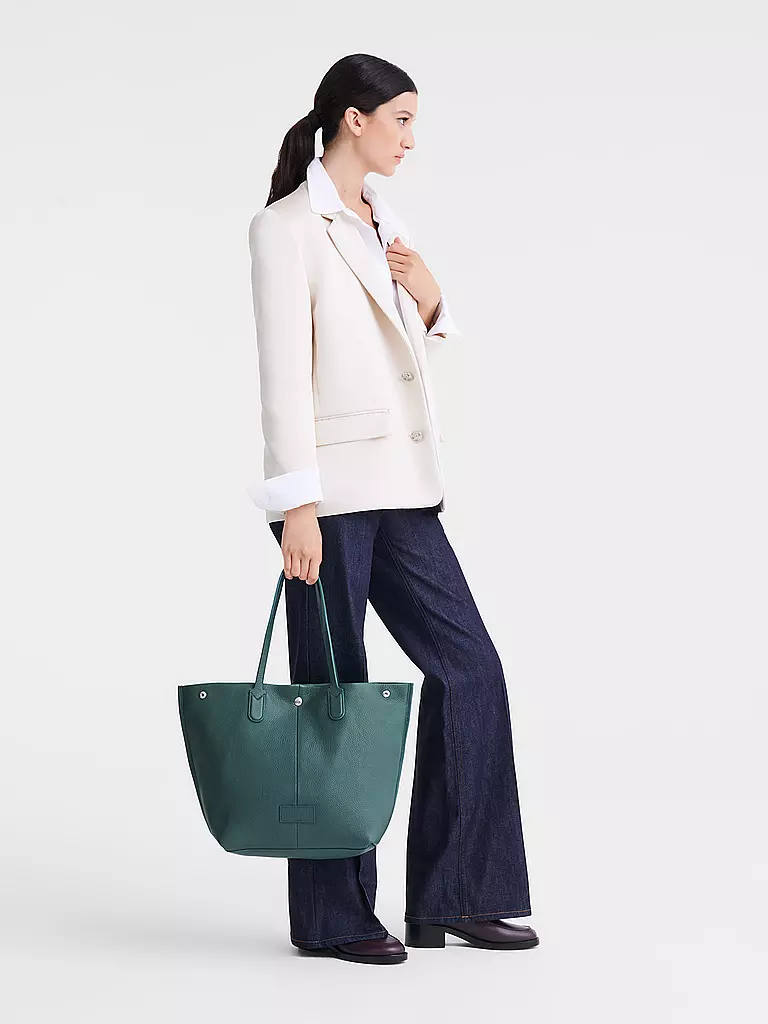 LONGCHAMP | Shopper ESSENTIAL Large, Ceder | petrol