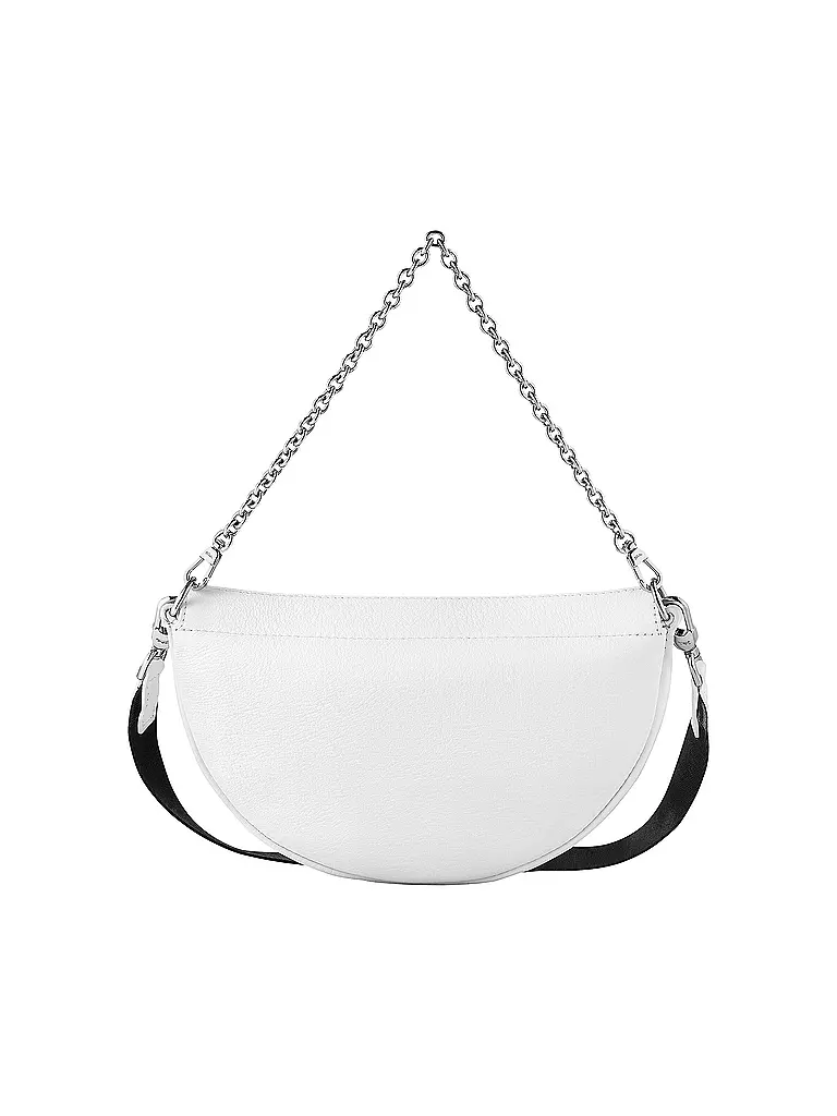 LONGCHAMP | Smile Umhängetasche Small, Blanc | schwarz