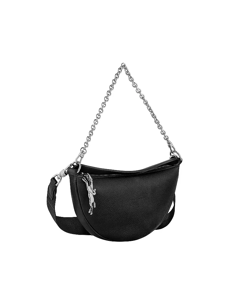 LONGCHAMP | Smile Umhängetasche Small, Noir | weiss