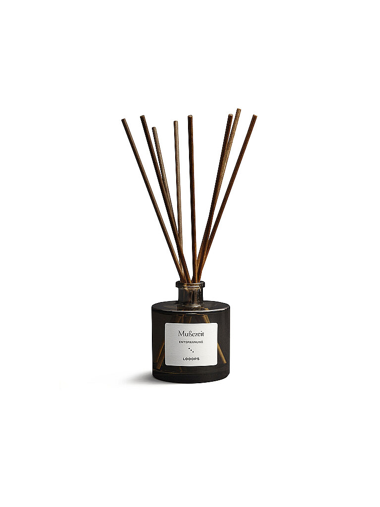 LOOOPS Stäbchen Diffuser 100ml MUSSEZEIT dunkelgrün