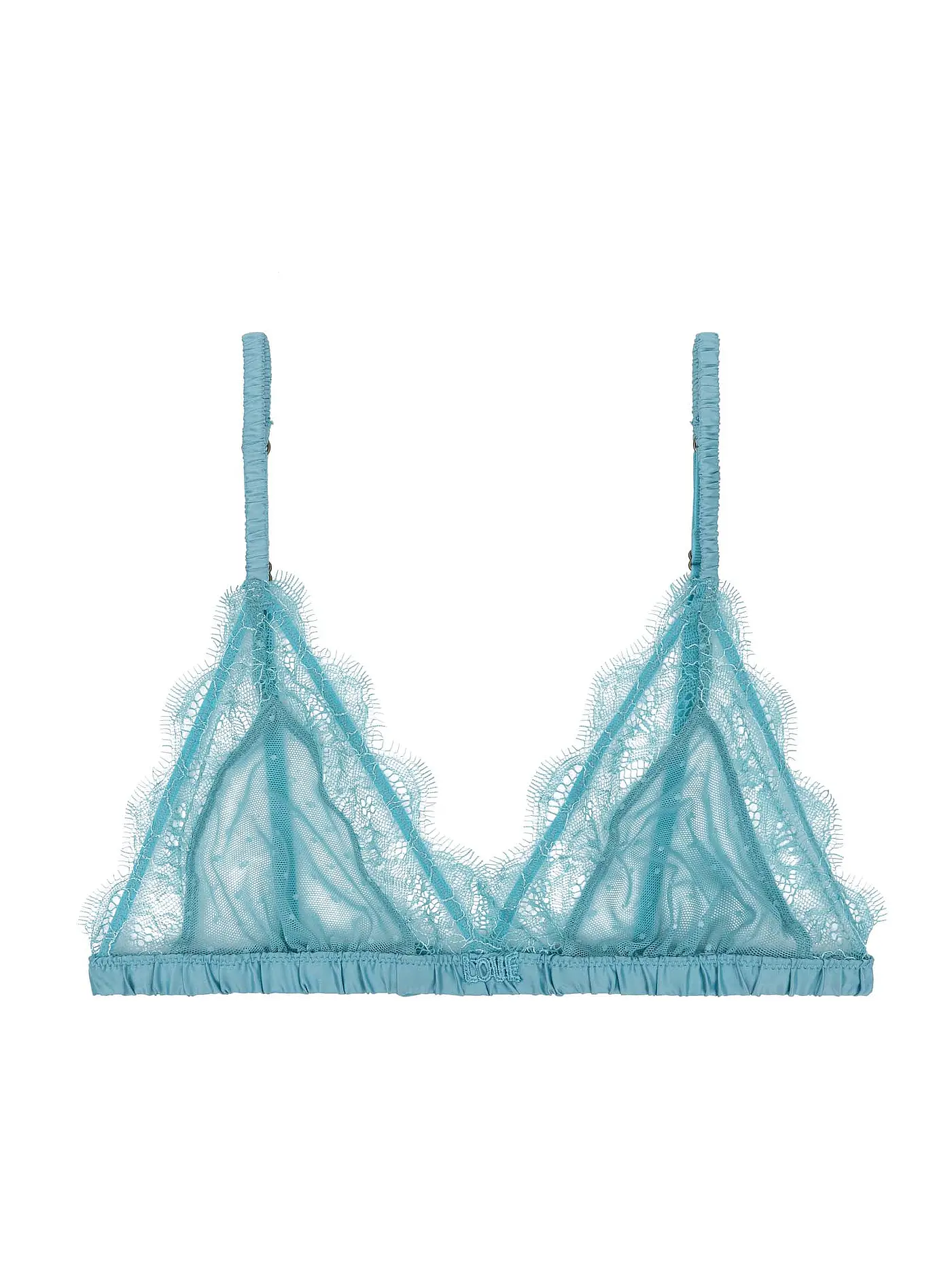 LOVE STORIES | BH ohne Bügel LOVE LACE green | türkis