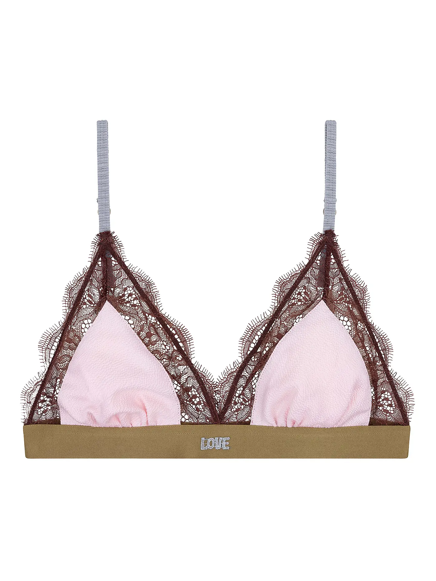 LOVE STORIES | BH ohne Bügel LOVE LACE Pink | rosa