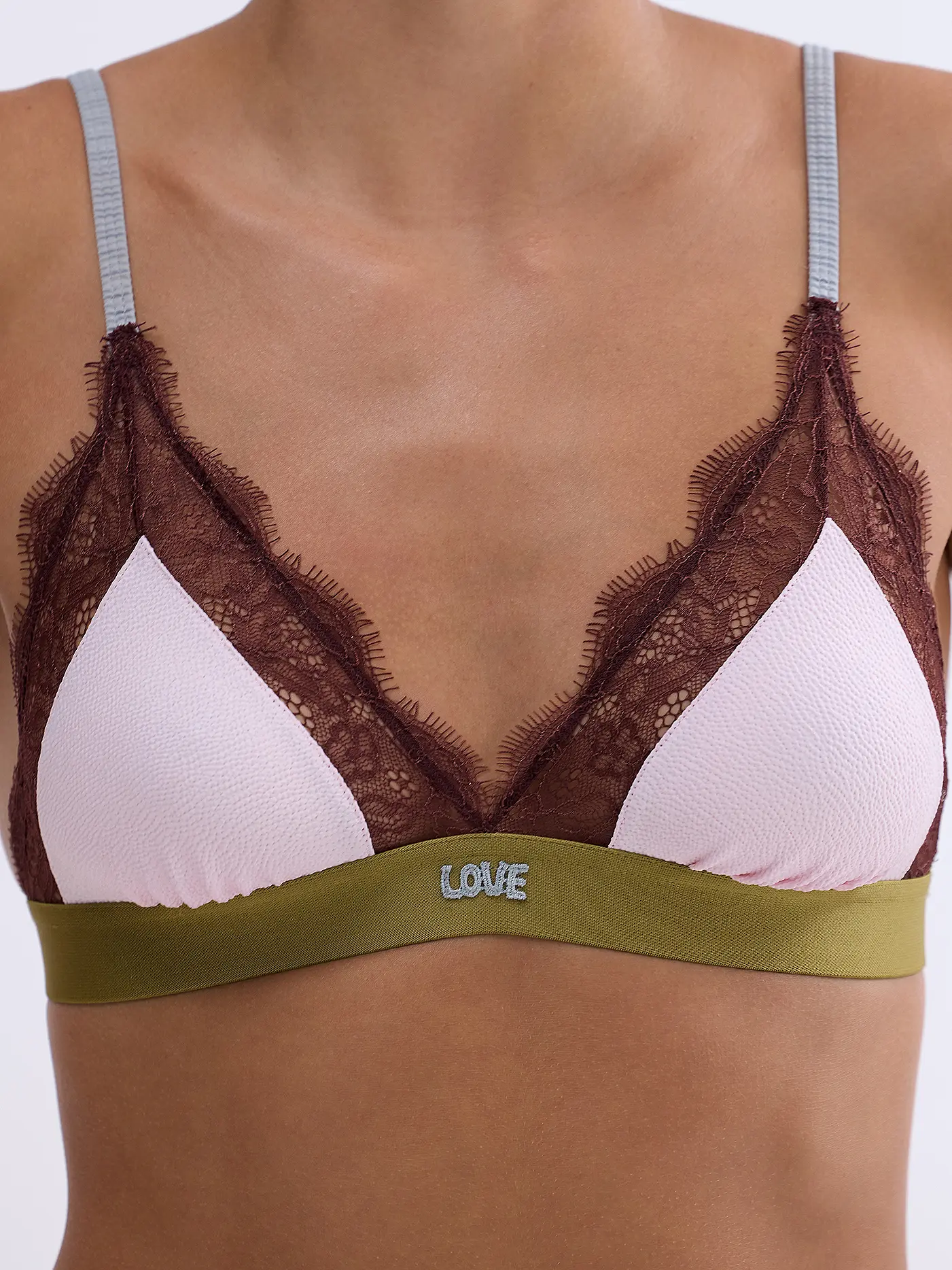 LOVE STORIES | BH ohne Bügel LOVE LACE Pink | rosa