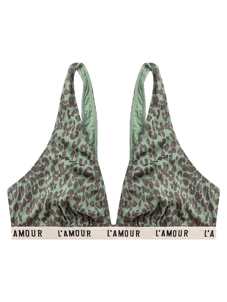 LOVE STORIES | Bikini-Top "Holly" (Grey Knit) | grün