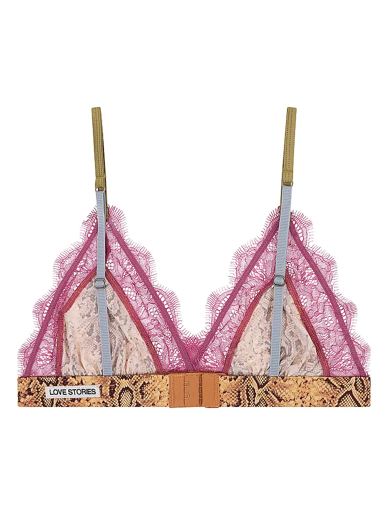 LOVE STORIES | Bralette LOVE LACE brown | braun