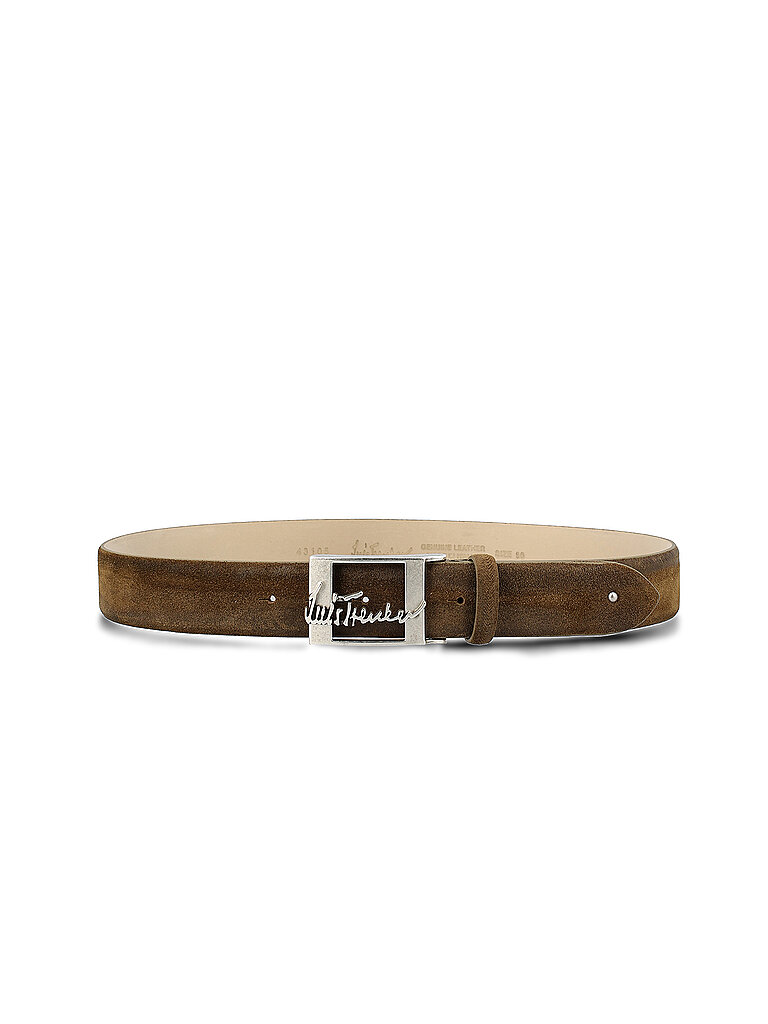 LUIS TRENKER Ledergürtel LUFRANCO olive | 90