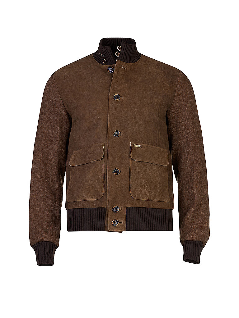 LUIS TRENKER Lederjacke Orido braun | 48