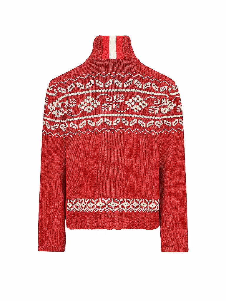 LUIS TRENKER | Strickjacke LUWALL | rot