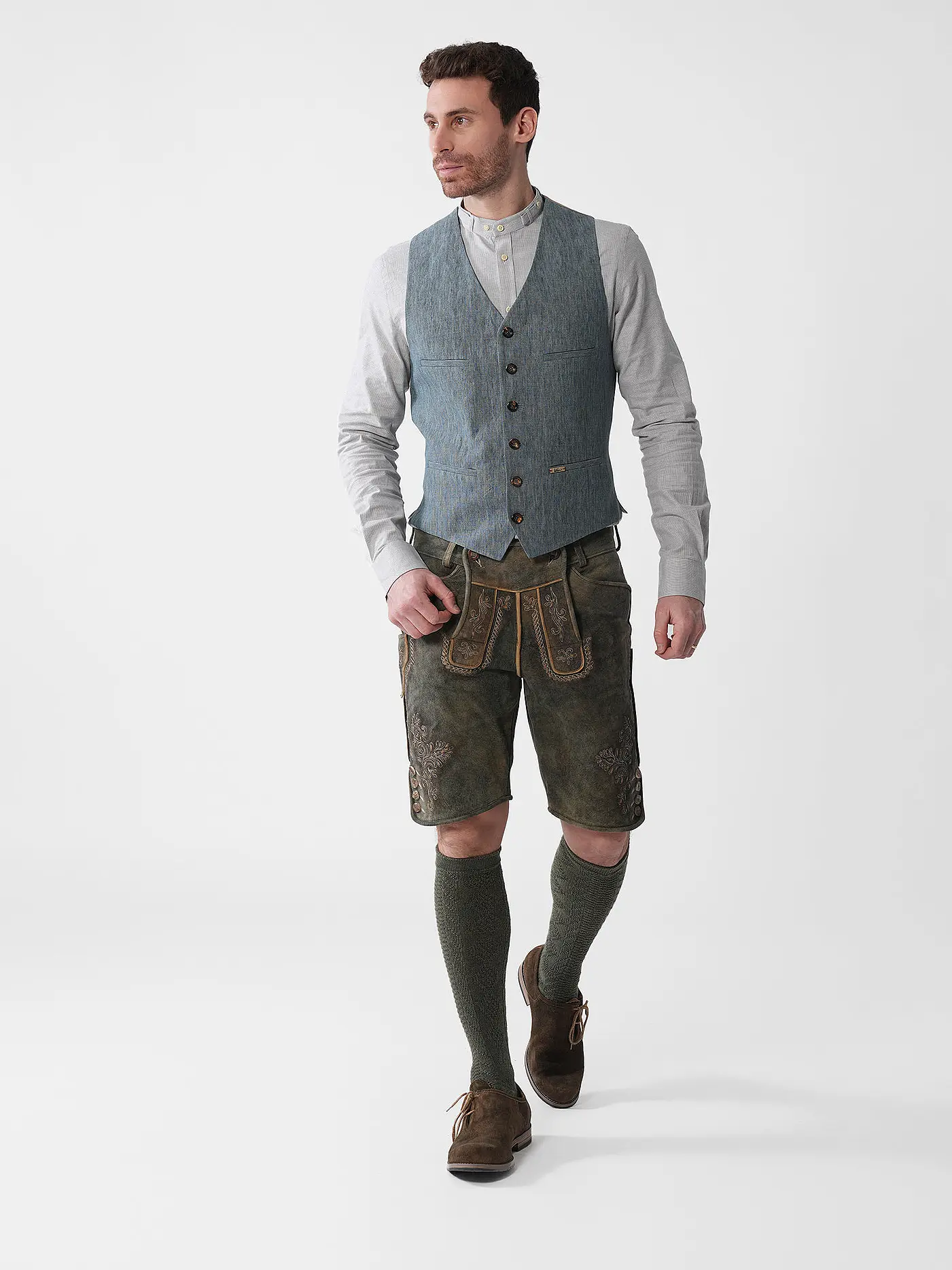 LUIS TRENKER | Trachtengilet LUSEBASTIAN  | blau
