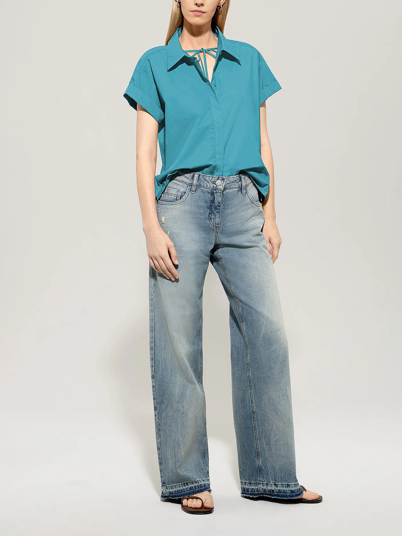 LUISA CERANO | Bluse  | türkis