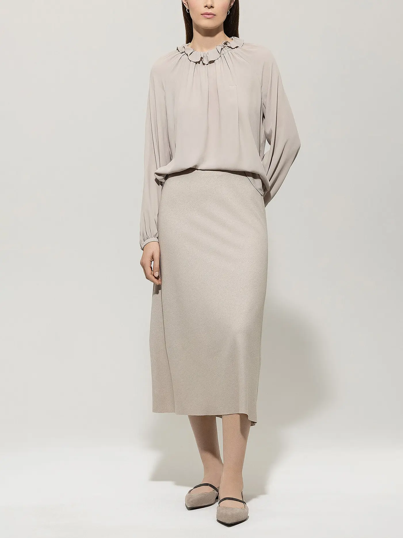 LUISA CERANO | Bluse  | beige