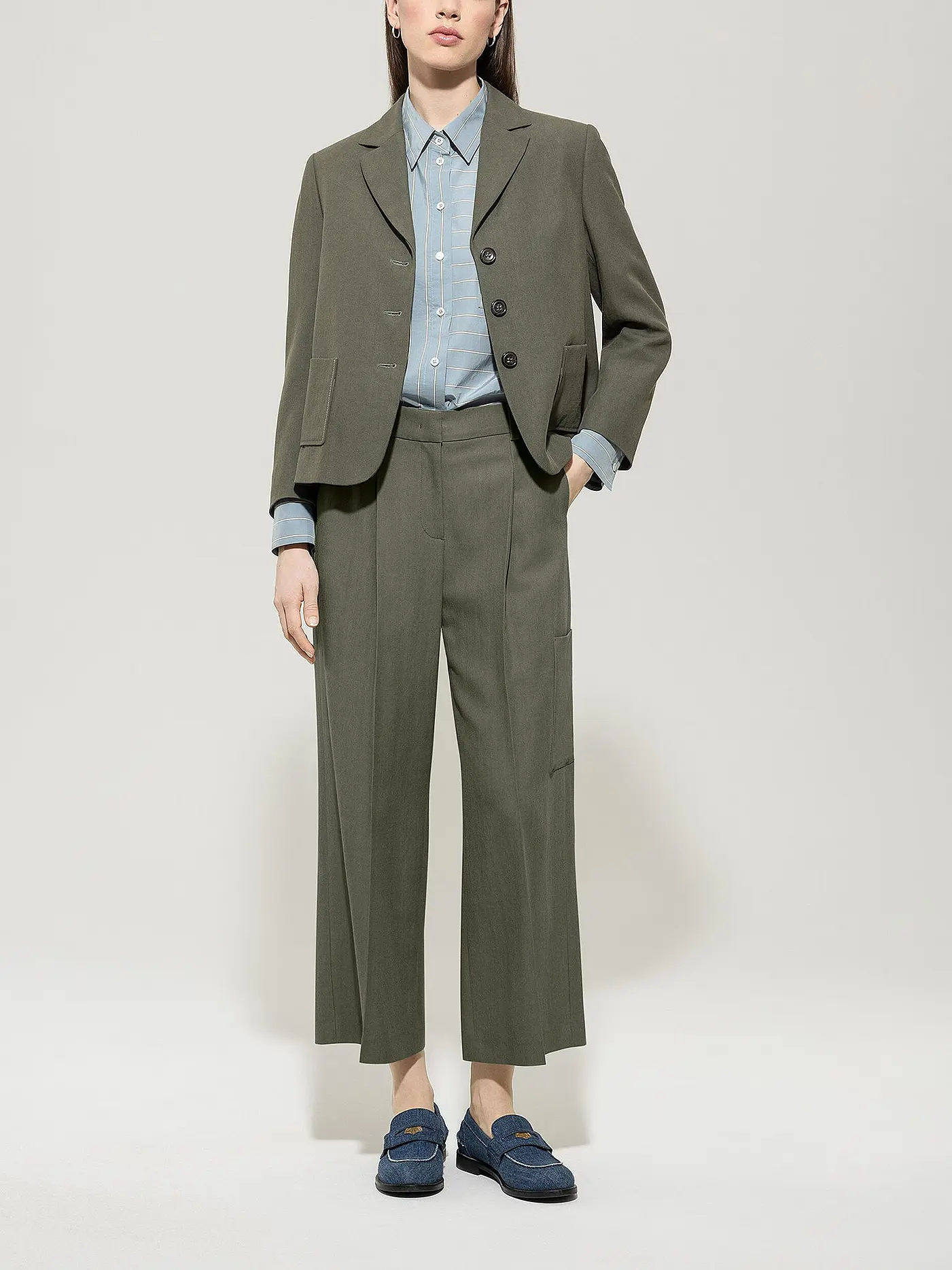 LUISA CERANO | Businesshose  | olive