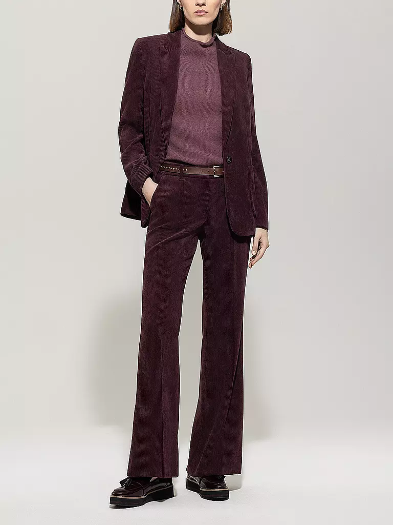 LUISA CERANO | Businesshose  | dunkelrot