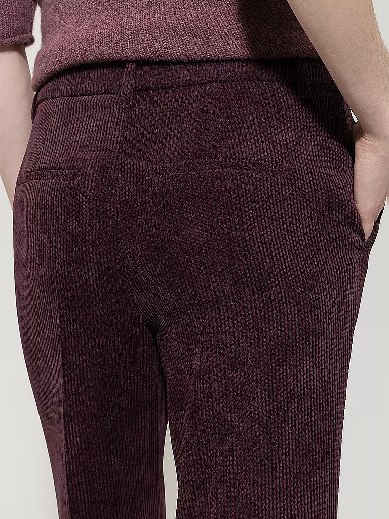 LUISA CERANO | Businesshose  | dunkelrot