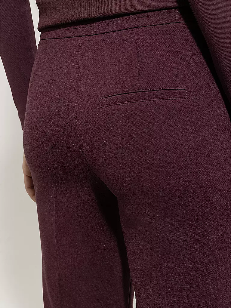 LUISA CERANO | Businesshose 7/8  | dunkelrot