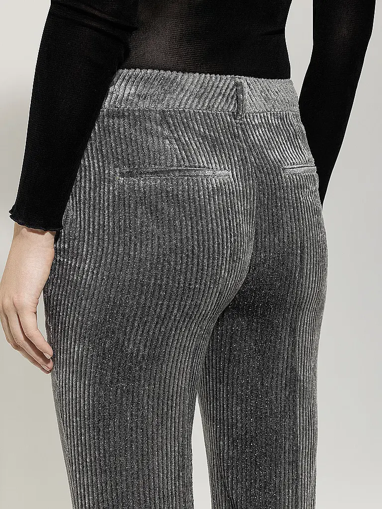 LUISA CERANO | Businesshose Flared Fit | hellgrau