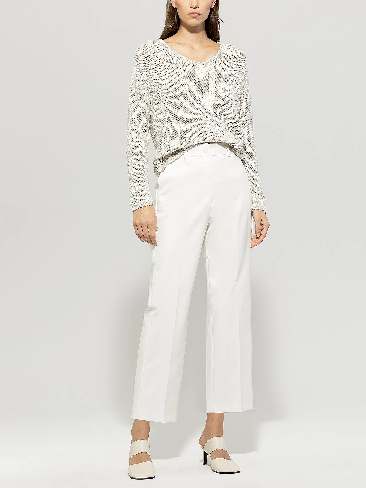 LUISA CERANO | Businesshose GABARDINE | creme