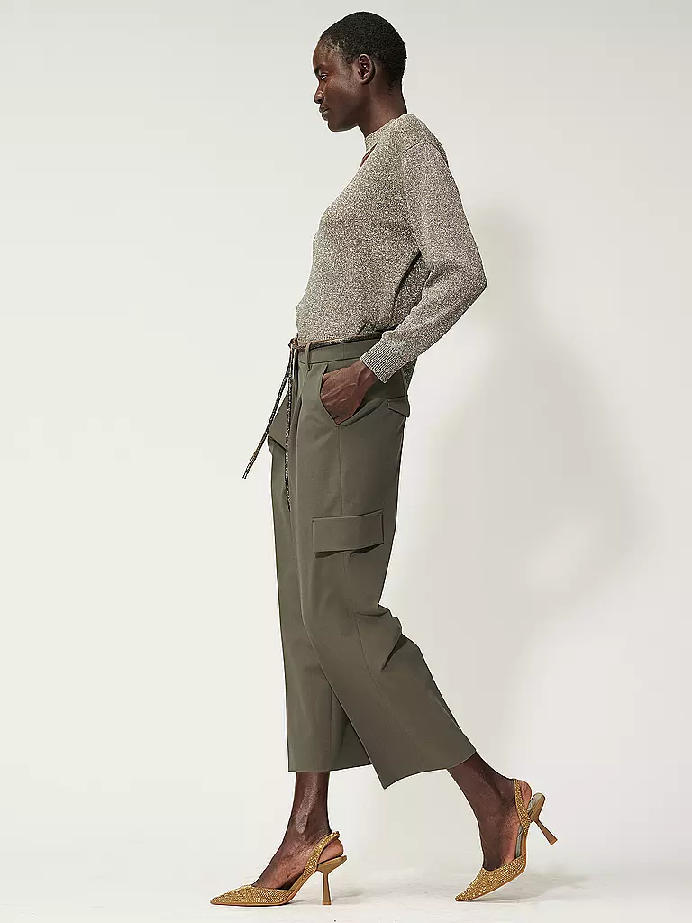 LUISA CERANO | Cargohose 7/8 | grün