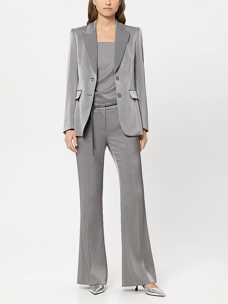 LUISA CERANO | Hose Flare Fit | Grau