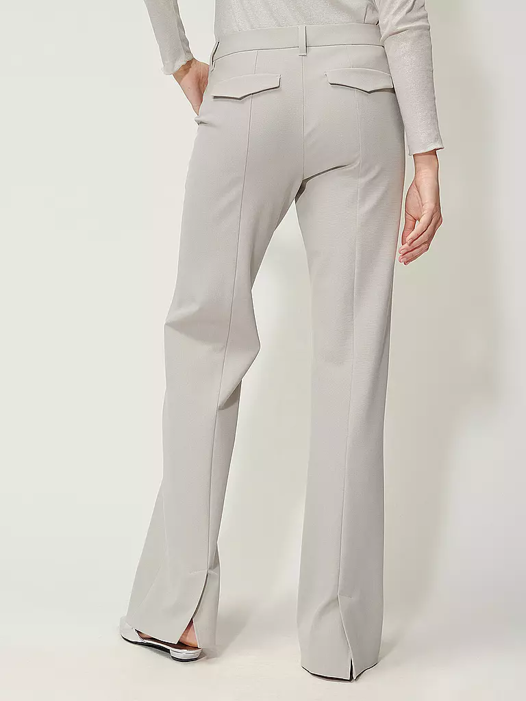 LUISA CERANO | Hose Flared Fit | hellgrau