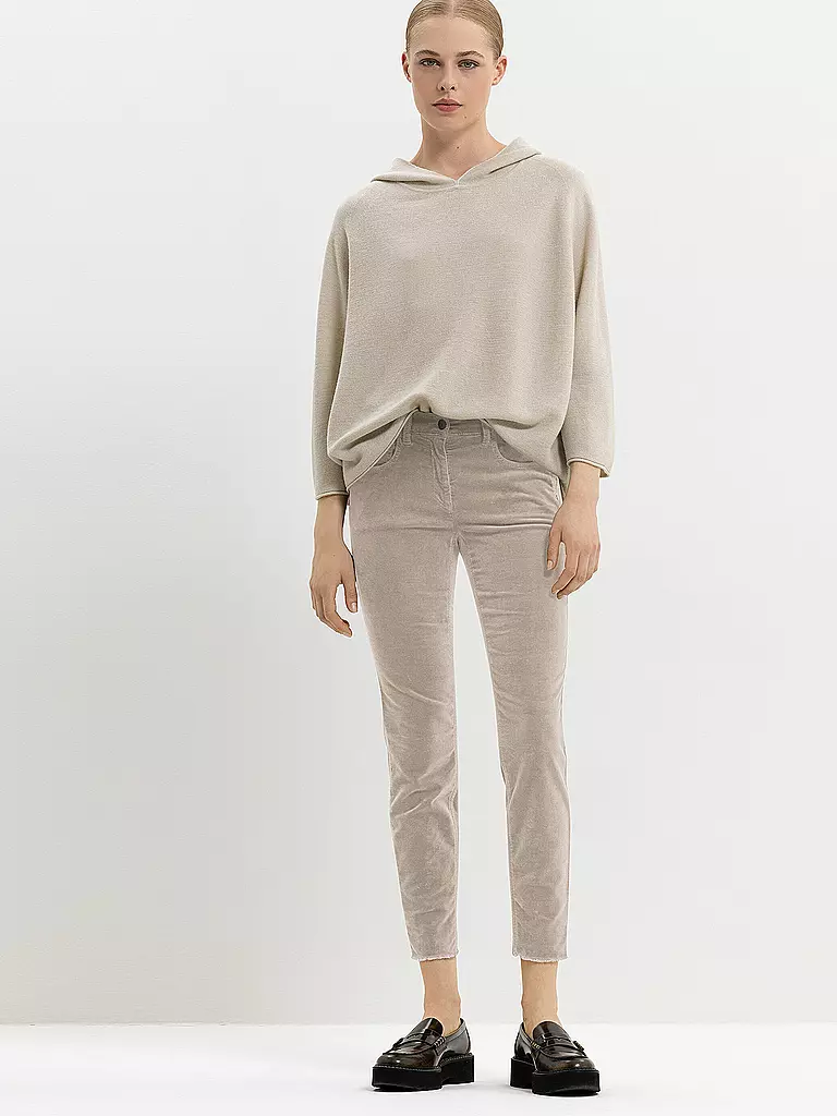 LUISA CERANO | Hose Skinny Fit - Samthose | beige