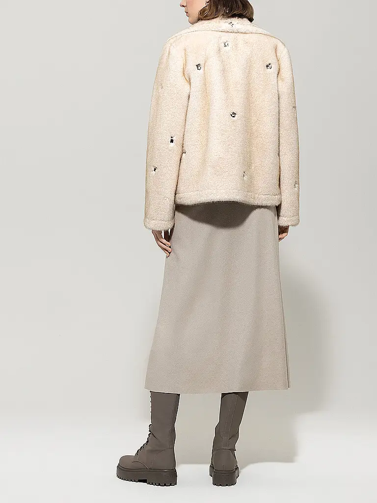 LUISA CERANO | Jacke in Felloptik | 