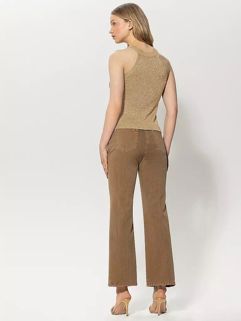 LUISA CERANO | Jeans Bootcut Fit | braun