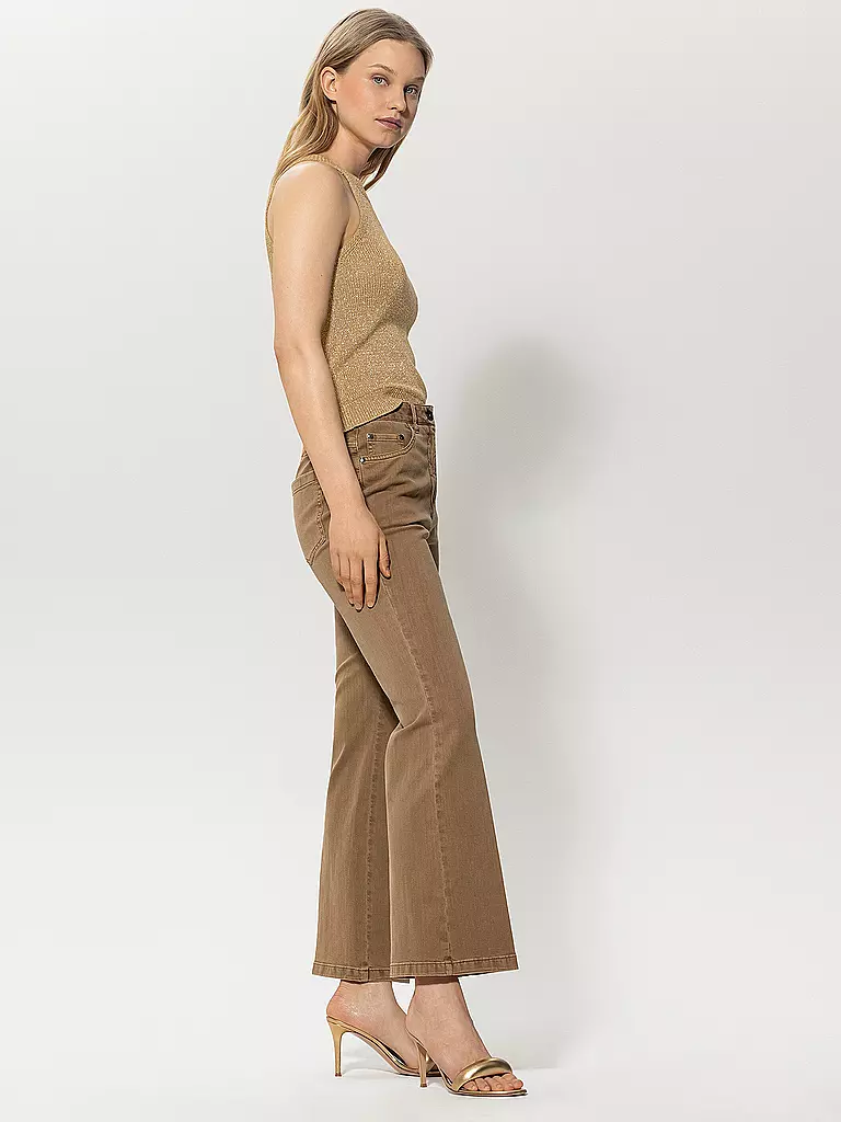 LUISA CERANO | Jeans Bootcut Fit | braun