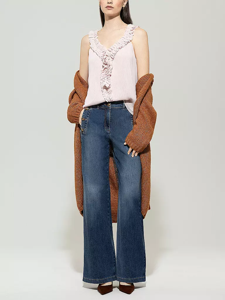 LUISA CERANO | Jeans Flared Fit  | blau