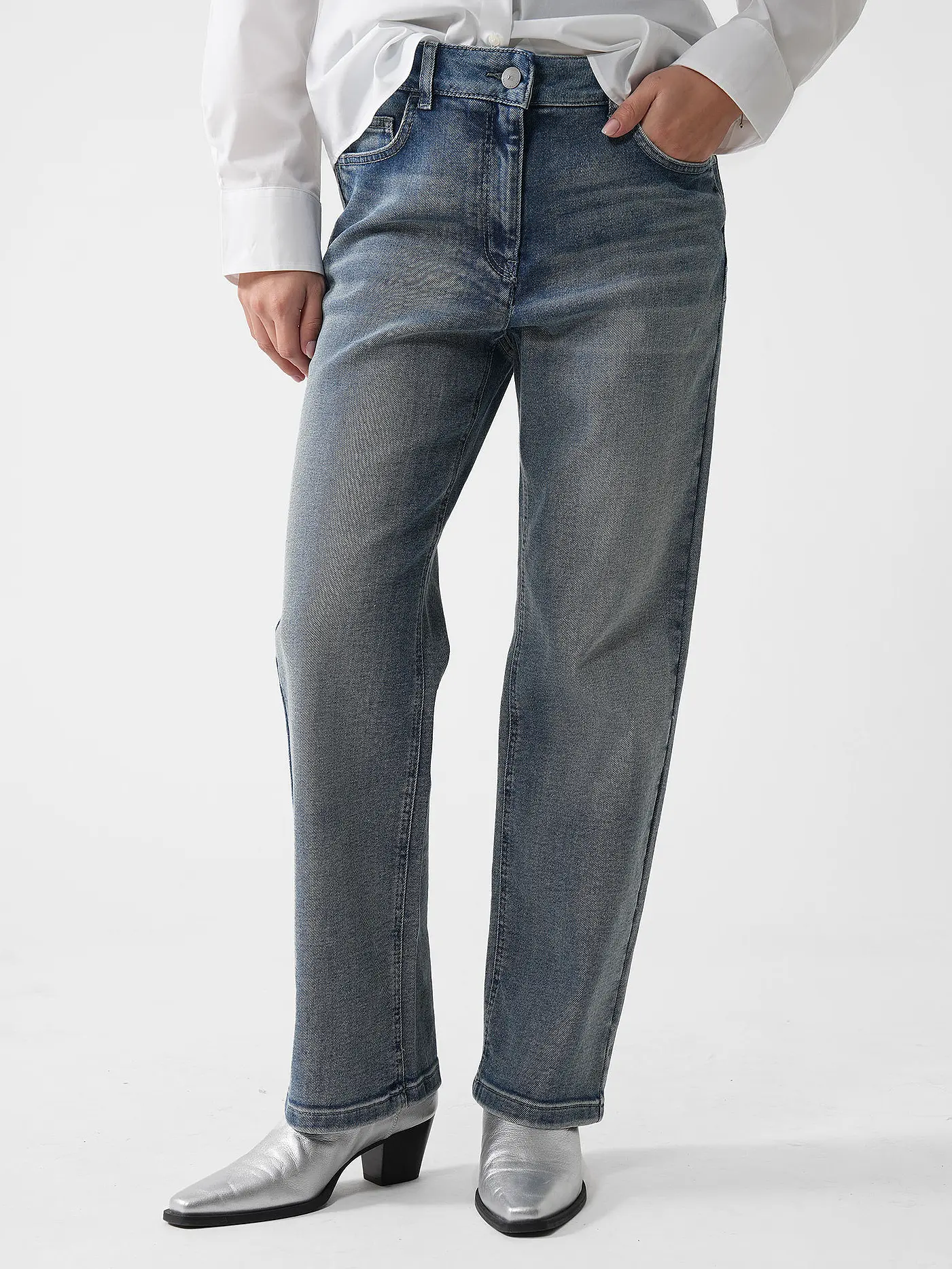 LUISA CERANO | Jeans Straight Fit | blau