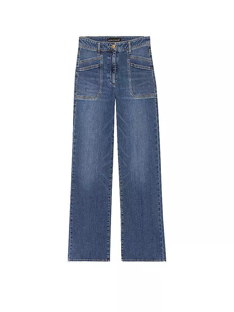 LUISA CERANO | Jeans Wide Leg | blau