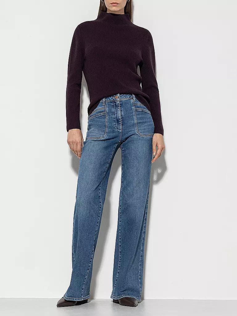 LUISA CERANO | Jeans Wide Leg | blau